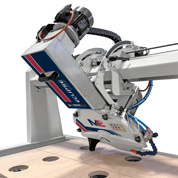 Asse Z motorizzato – Taglio a 45°