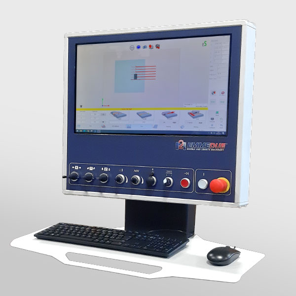 Mobile consolle with 22” Multi-Touch interface