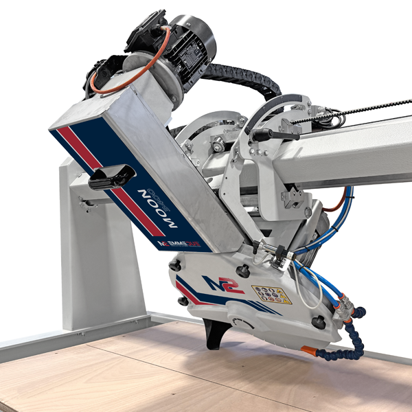 Motorized lifting head Z Axis - 45° degree cutting