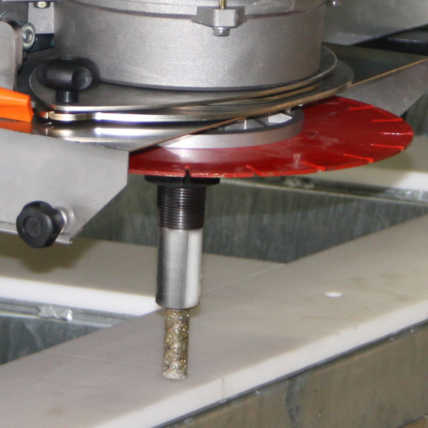 90° degree cutting - Tool ½ Gas connection with water flow inside